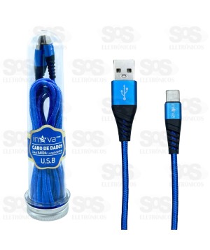 Cabo De Dados Type C Tubo 3 Metros Inova Prime