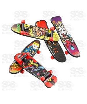 Skate De Dedo Infantil Com Acessórios Toy King TK-AB6216