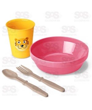 Kit Papinha Baby 4 Peças Refeição Basic 9392