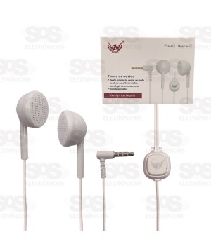 Fone De Ouvido Estéreo Com Microfone Altomex A-385/AL-386