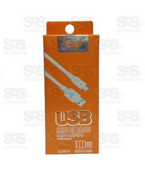 Cabo Rápido Micro USB (V8) 1 Metro Altomex AL-2303-V8