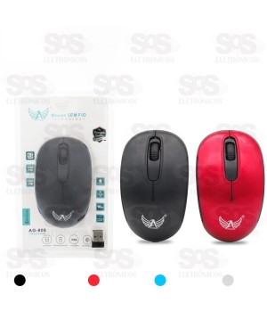 Mouse Óptico Sem Fio 4 botões Altomex AG-808
