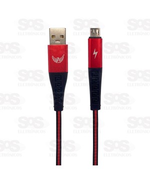 Cabo De Dados Micro USB V8 3.4A 1 Metro Altomex AL-2051-V8