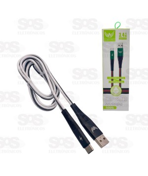 Cabo De Dados Type C 3.4A 1 Metro Altomex AL-2051-TYPE-C