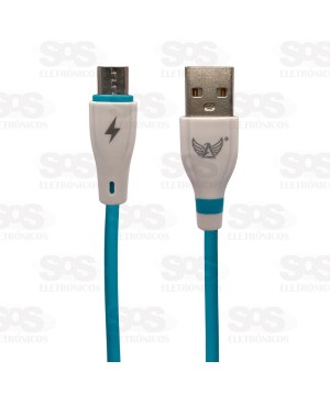 Cabo De Dados Micro USB V8 3.4A 1.2 Metros Altomex AL-2062-V8