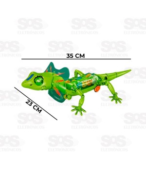 Lagarto Robótico Com Luzes e Sons Toy King TK-AB2489