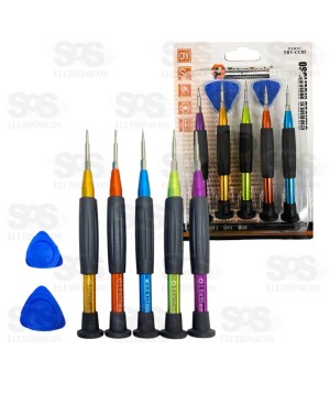 Kit Jogo De Chaves Multiuso Troya Tools TRY-CC05