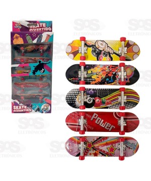 Kit 5 Skates De Dedo Infantil Profissional Sortidos Toy King TK-AB6228