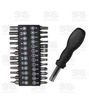 Jogo De Chave Multiuso 27 em 1 Troya Tools TRY-6028