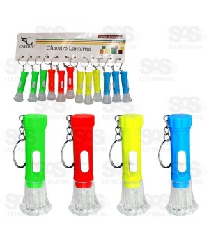 Kit Chaveiro Lanterna De LED 12 Unidades Caerus CRS-1427