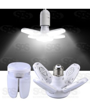 Mini Lâmpada Led 3 Hélice 28W Dobrável Altomex AL-4881
