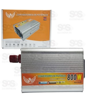 Inversor de Voltagem 800W DC 12V 220V Altomex AL-1505