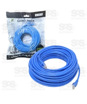 Cabo De Rede CAT6 LAN 20 Metros X-cell XC-CAT6-20