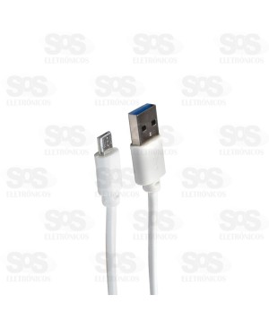 Cabo De Dados Micro USB V8 30 cm 3.0A X-cell XC-CD-70