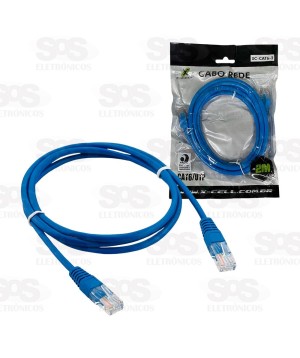 Cabo De Rede CAT6 Lan 2 Metros X-Cell XC-CAT6-2