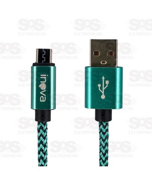 Cabo De Dados Micro USB V8 3.4A 2 Metros Inova CBO-6061