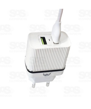 Carregador Iphone 6.8A 2 USB Altomex AL-5025-5G
