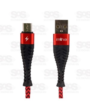 Cabo De Dados Rápido Micro USB V8 3.4A 1 Metro Inova CBO-20292