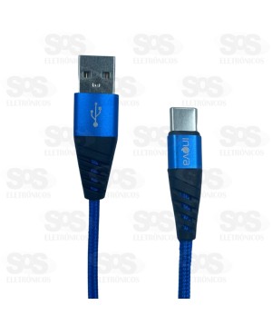 Cabo De Dados Rápido Type C 1 Metro 3.4A Inova CBO-9865