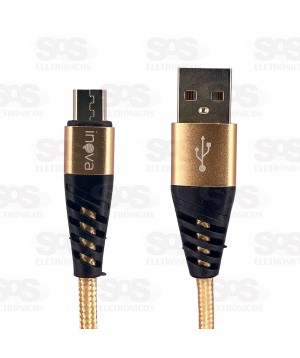 Cabo De Dados Micro USB V8 3.4A 2 Metros Inova CBO-9867