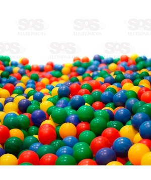 Kit Bolinhas Plásticas Coloridas Para Piscina 100 Unidades