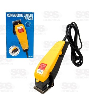 Máquina De Cortar Cabelo Profissional 17 Peças Inova MAQ-662