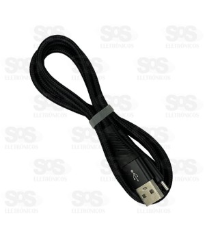 Cabo De Dados Reforçado Micro USB V8 1 Metro Inova CBO-6087
