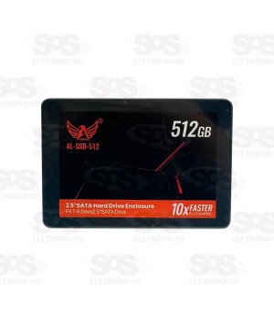 SSD 2.5 Polegadas SATA 512GB Leitura e Gravação Altomex AL-SSD-512
