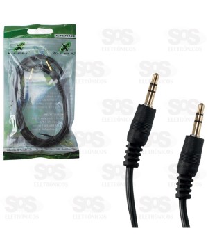 Cabo P2 Stereo 1,2 Metros X-cell XC-P2-P2-1.2M