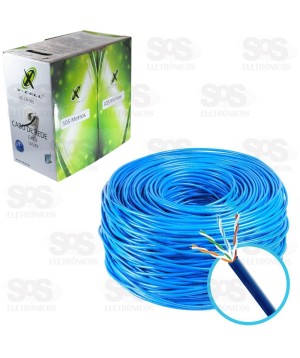 Cabo de Rede (LAN) 305 metros Azul X-Cell