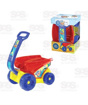 Carrinho de Puxar Pull Car Dobrável Xplast 2091