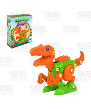 Dinossauro Monta e Desmonta 28/29 Peças Xplast 6302 6303
