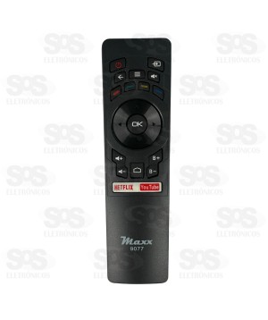 Controle Remoto Multilaser Netflix Youtube Maxx 9077