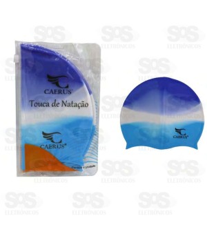 Touca  De Natação de Borracha Estampa Variadas Caerus 1479