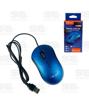 Mouse Óptico Com Fio 1.2M Inova Prime MOU-20055