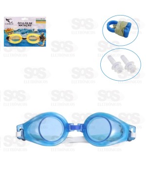 Óculos De Mergulho Para Natação Com Protetores Tamanho Único Caerus CRS1478