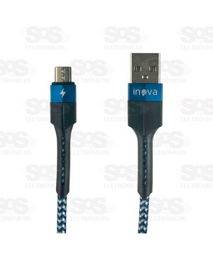 Cabo De Dados Micro USB V8 3.4A 2 Metros Inova CBO-20105