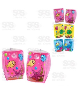 Boia Infantil De Braço Cores e Estampas Variadas Caerus CRS 1963