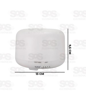 Difusor Umidificador De Ar Com LED e Controle Remoto B-Max BM-048