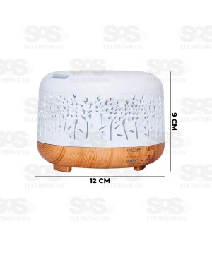 Difusor Umidificador De Ar Com LED e Controle Remoto B-Max BM-050