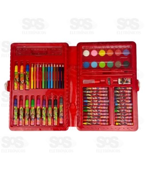 Kit Maleta De Pintura 68 Peças Speed Toy King TK-CR07