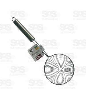 Peneira Para Frituras Aço Inox 12CM Unitário Caerus CRS-1520