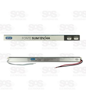 Fonte Slim 48W Para Fita LED 12V/4A Knup KP-CA571
