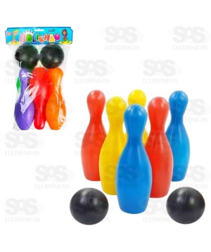 Jogo De Boliche 8 Peças Salopa Mini Toys 0913