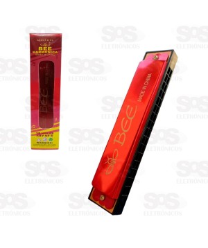 Gaita Harmônica Metálica 16 Furos Bee OS-312