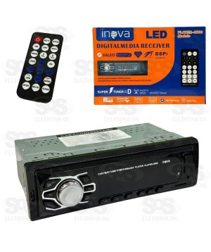 Som Automotivo Bluetooth/FM/USB/P2 Inova PLAYER-5900 5901