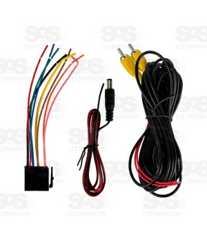 Tela Monitor Veicular Tela 7 Polegadas Com Câmera De Ré Ministar 7010B 7012BB