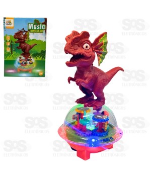Globo Espacial Dinossauro Com Luzes e Sons Toy King TK-AB6342