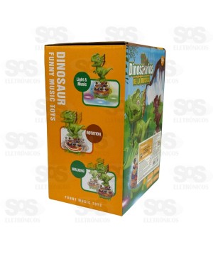 Globo Espacial Dinossauro Com Luzes e Sons Toy King TK-AB6342