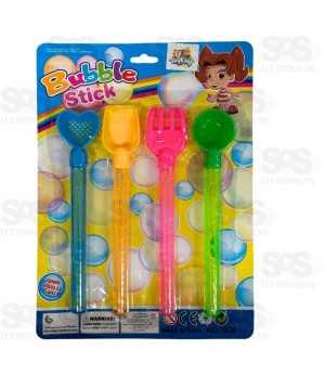 Kit Bolhas De Sabão Com 4 Unidades Toy King TK-AB5343